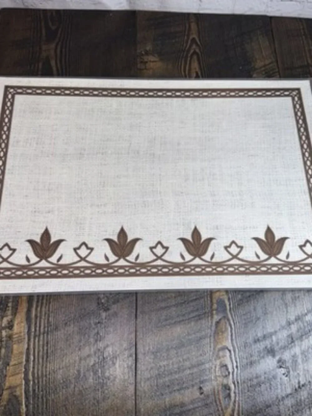 VTG‎ 9 Bright Of America Washington State Reversible 6 Placemats In Box 2 sided